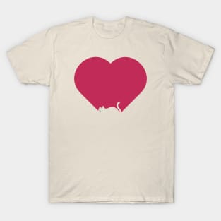 Heart or Cat? <3 T-Shirt